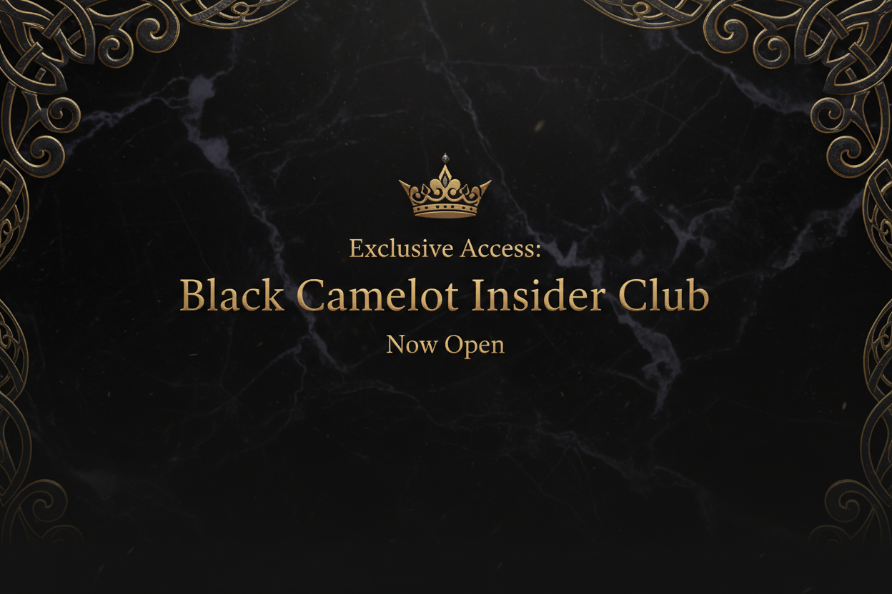 Black Camelot Insider Club Hero Banner - No Button