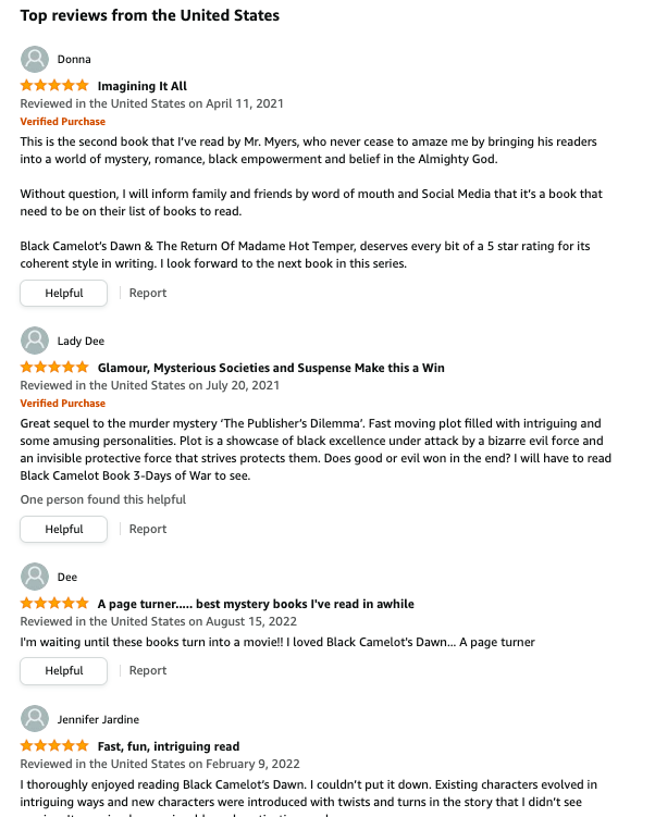 Black Camelot's Dawn & The Return of Madame Hot Temper- Ebook